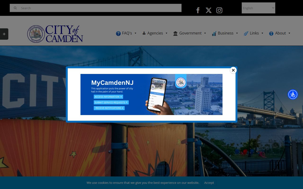 Camden municipal court information for family court records