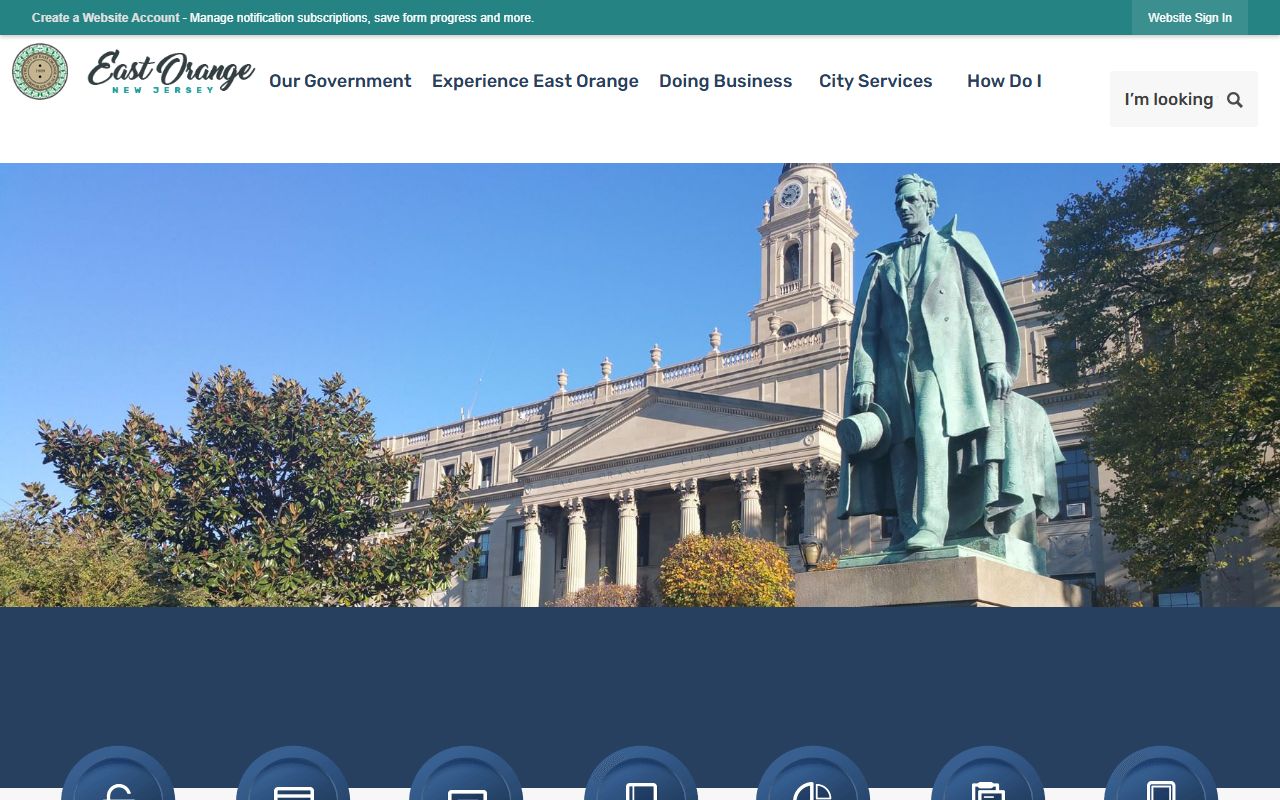 East Orange official website resources for family court records