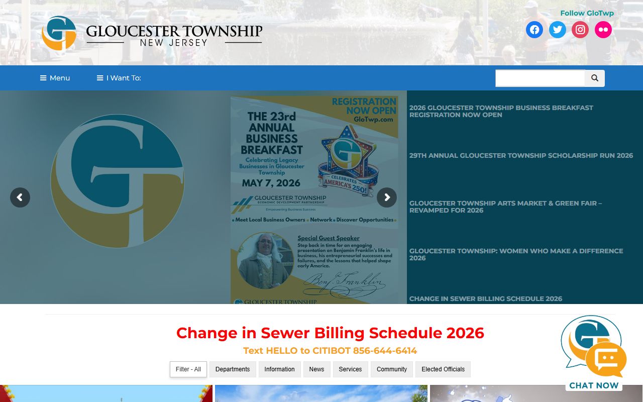 Gloucester Township official website for family court records resources