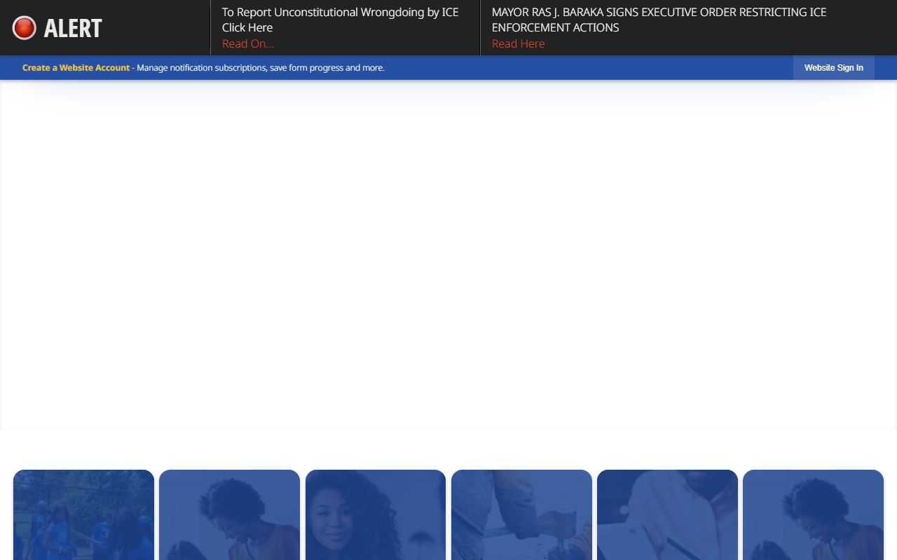 City of Newark official website for Newark family court records resources