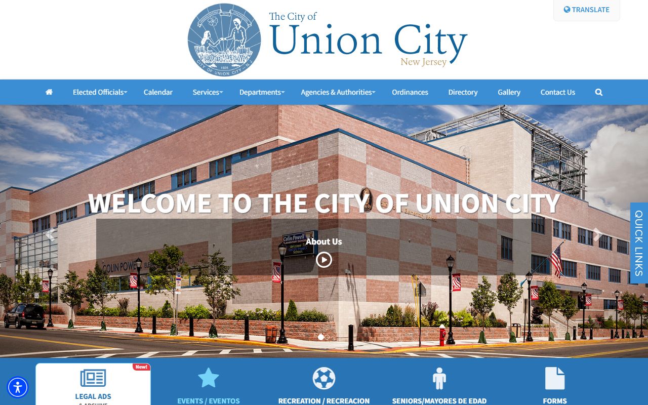 City of Union City official website for family court records resources