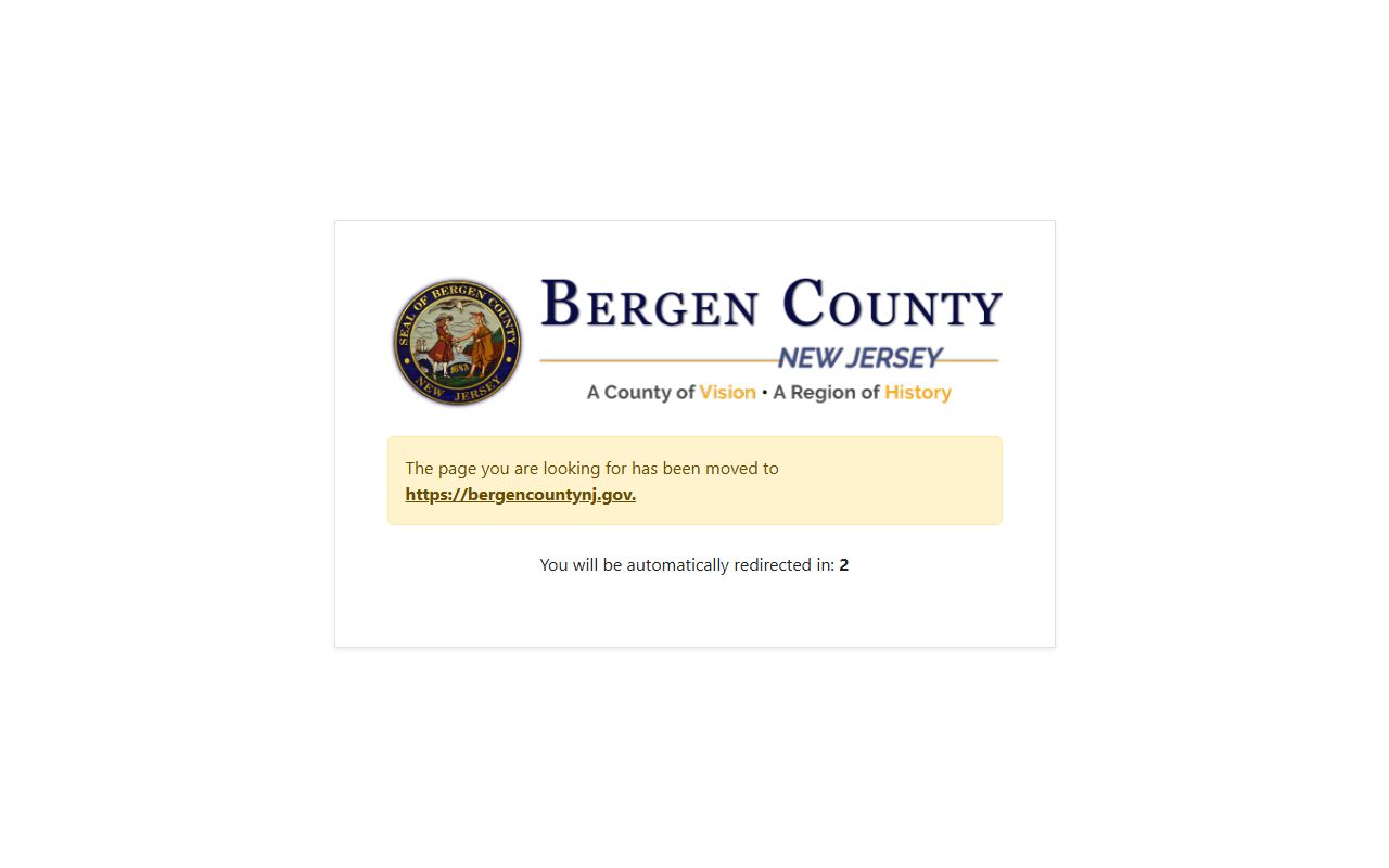 Bergen County government portal for family court records