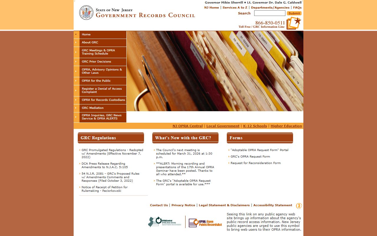 NJ Open Public Records Act for family court records access